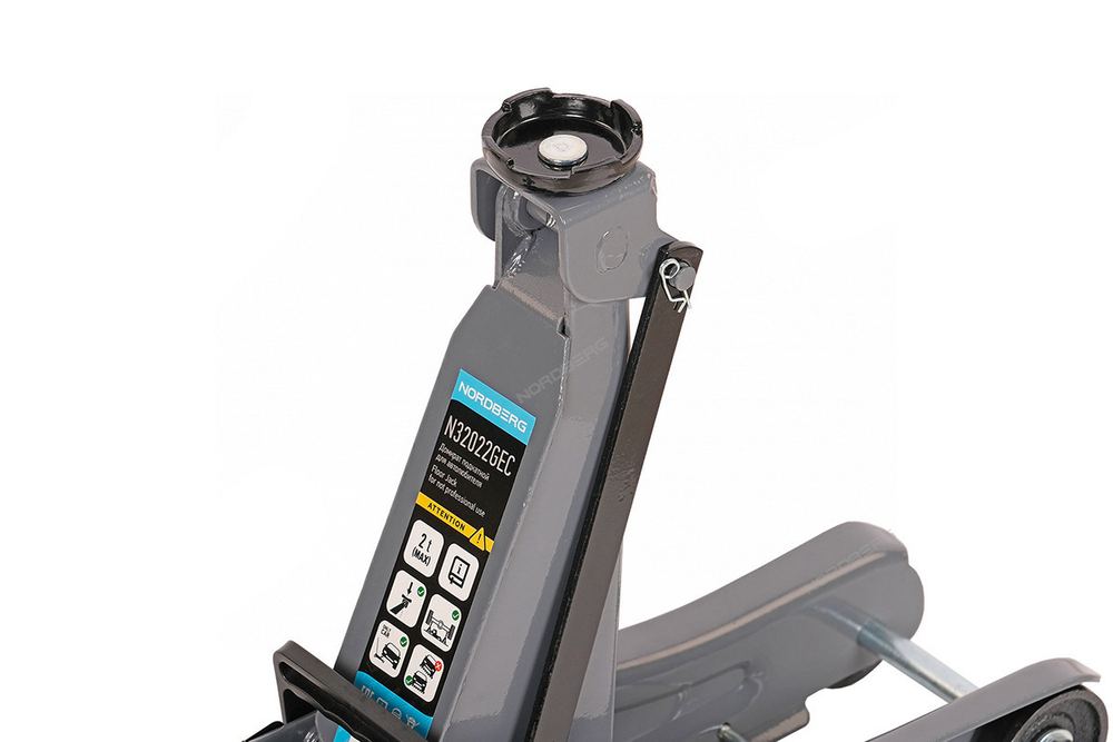 NORDBERG (N32022GEC) Домкрат подкатной для автолюбителя в кейсе, 2 т