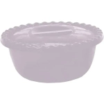 Миска круглая 3л с крышкой чайная роза (комплект 35 шт)