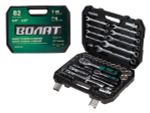 Набор головок и ключей 82 предмета ВОЛАТ (1/4", 1/2", 6 граней )