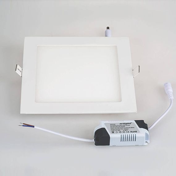 Встраиваемый светодиодный светильник Arlight DL-192x192M-18W White 021917