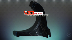 Переднее левое черное крыло  Chevrolet Cruze 2009-2012