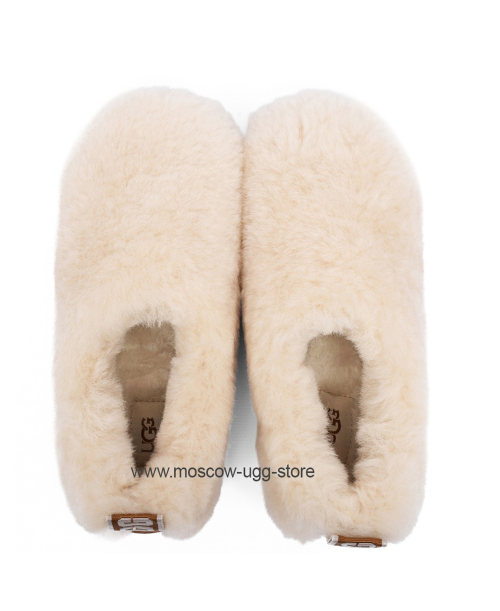 HAILEY FLUFF SLIPPERS - Natural