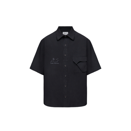 Рубашка Called a Garment Hikercore Shirt "Black"