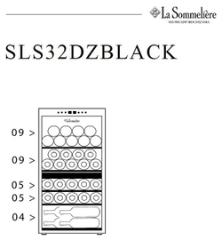Винный шкаф La Sommeliere SLS32DZBLACK