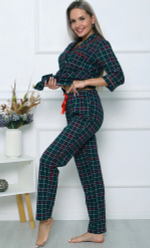 Пижама штаны+рубашка П-2876д