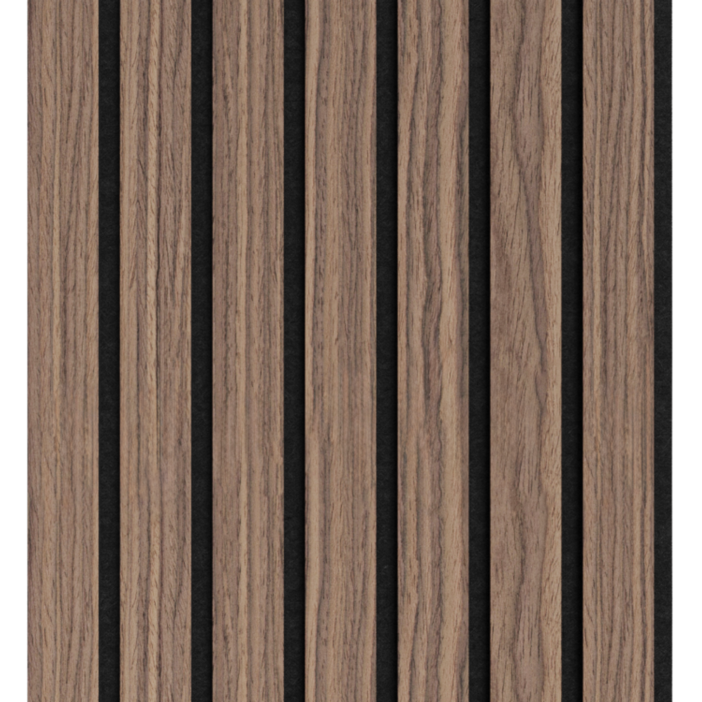 Акустическая панель шпон амер.ореха, упаковка 5шт.(4,2кв.м.)