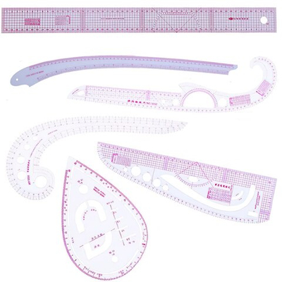 Набор портновских лекал 6 штук