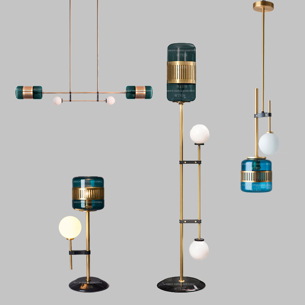 Ceiling design lamp  Lizak by Bert Frank (Emerald)