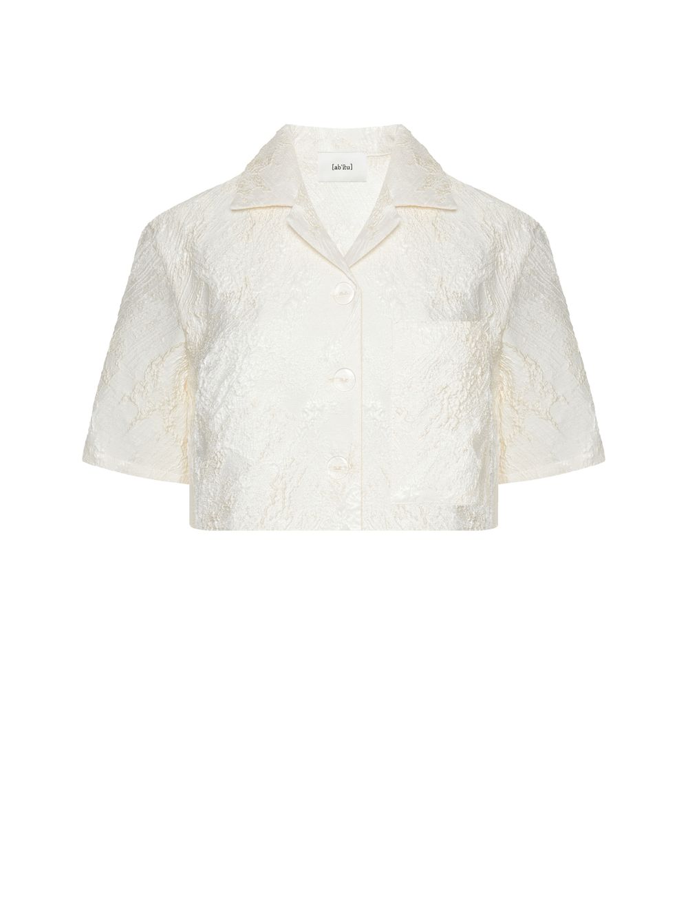 Popcorn cropped shirt