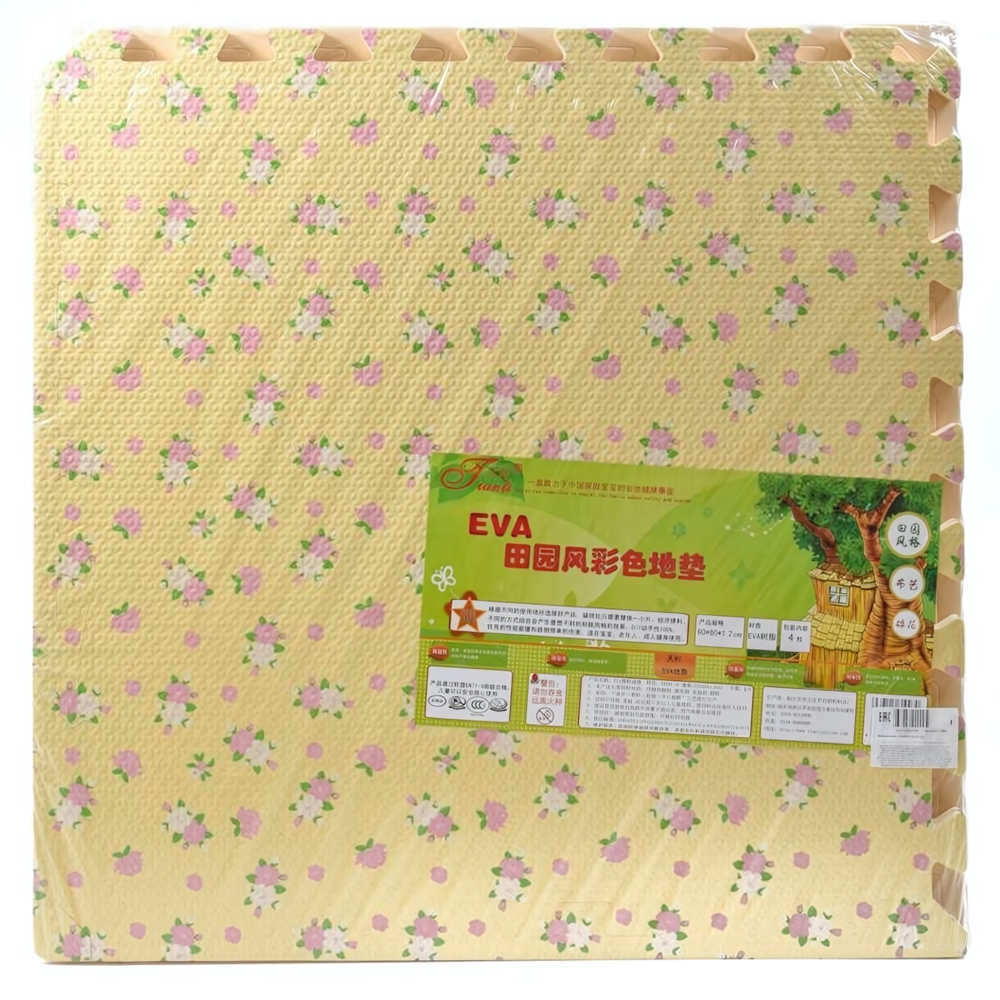 Коврик-пазл, 60х60см в ассорт.