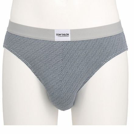 Мужские трусы слипы темно-синие с узором Tom Tailor 70367/1204 636