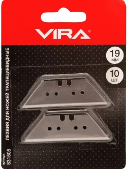 Лезвия для ножей трапециевидные 10 шт VIRA