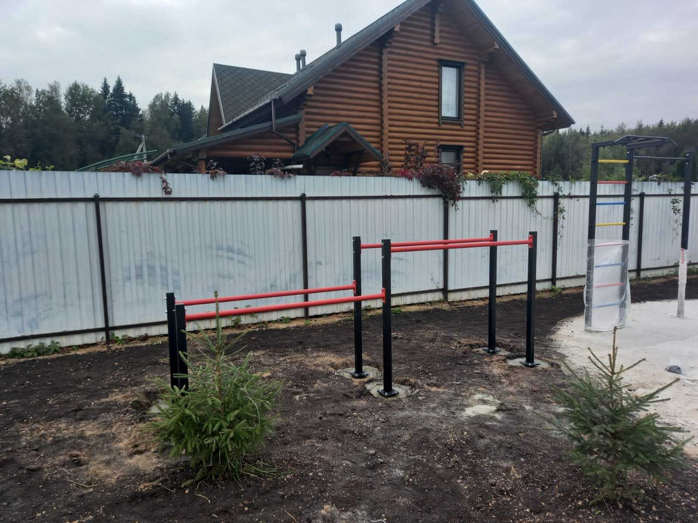 Монтаж уличных брусьев Sv Sport (УБ-4)