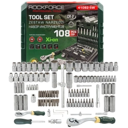 Набор инструментов 108пр. 1/4'', 1/2''(6гр.) RockFORCE RF-41082-5W