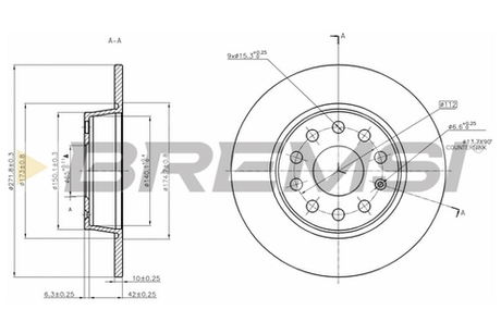 BREMSI - CD7895S