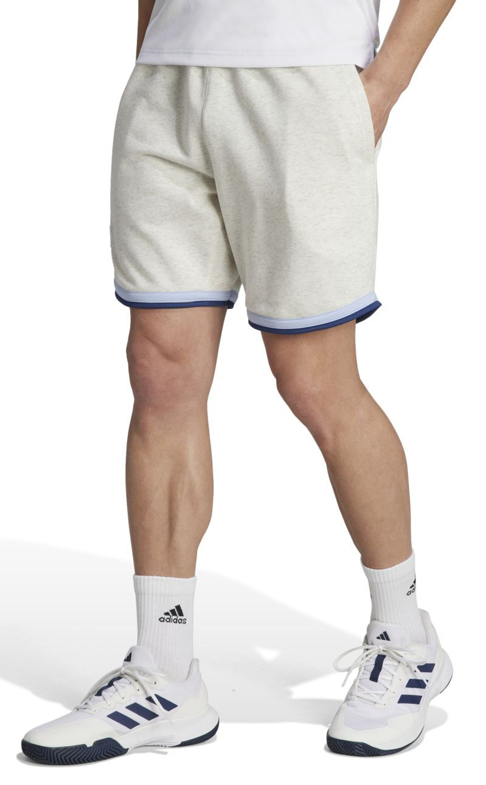 Мужские теннисные шорты Adidas Premium Shorts 7in - белый