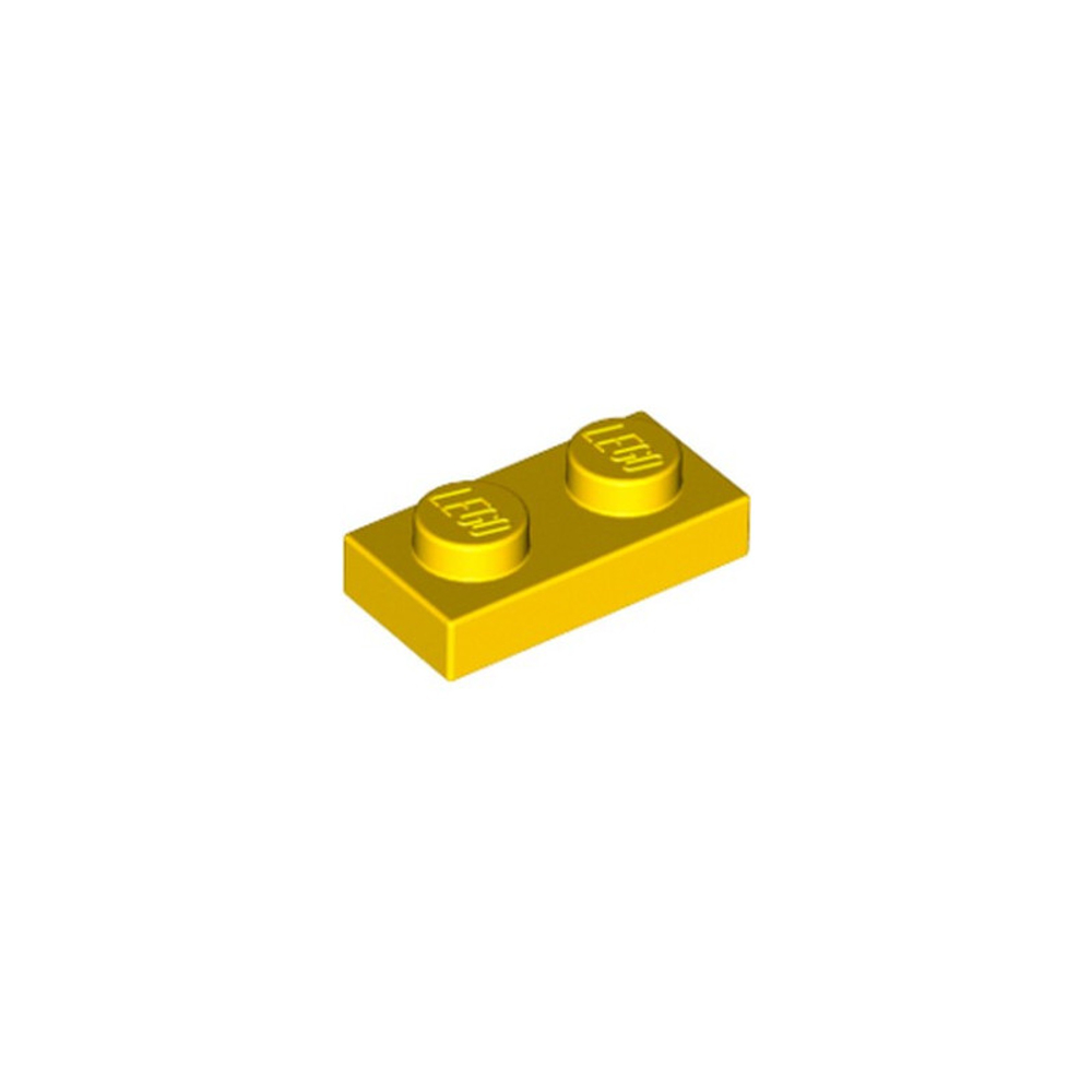 Lego 50шт Плитка 1x2 (желтый) 3023 / 302324