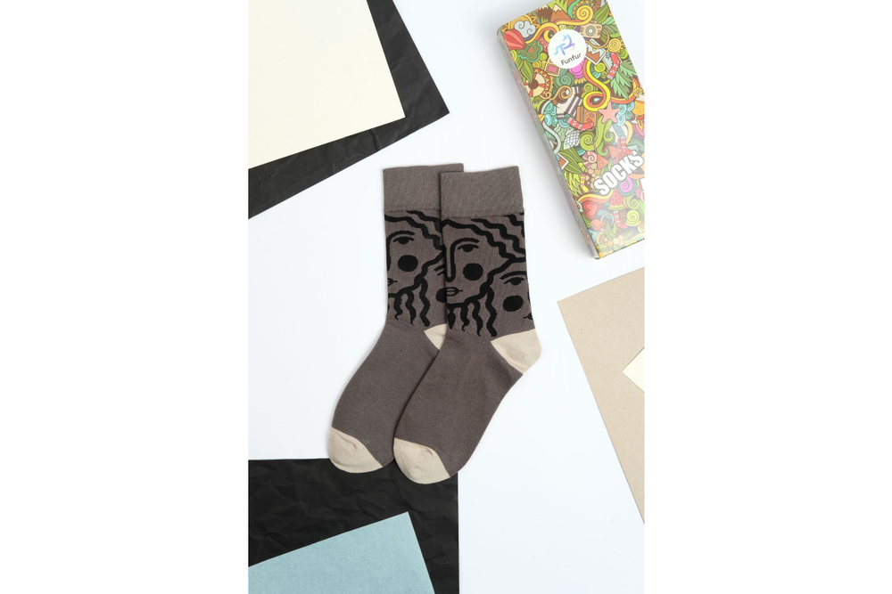 Носки Funfur Abstract в наборе 5 пар