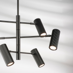 718267 Люстра ROMA 6х28W GU10 (led) ЧЕРНЫЙ