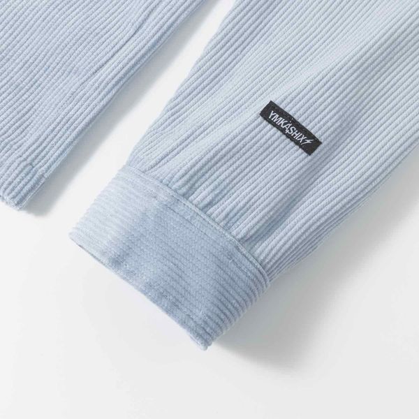 Рубашка Velvet Button голубая - фото 7