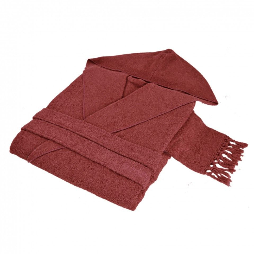 Халат хлопковый Hamam Meyzer Tassels бордовый Турция