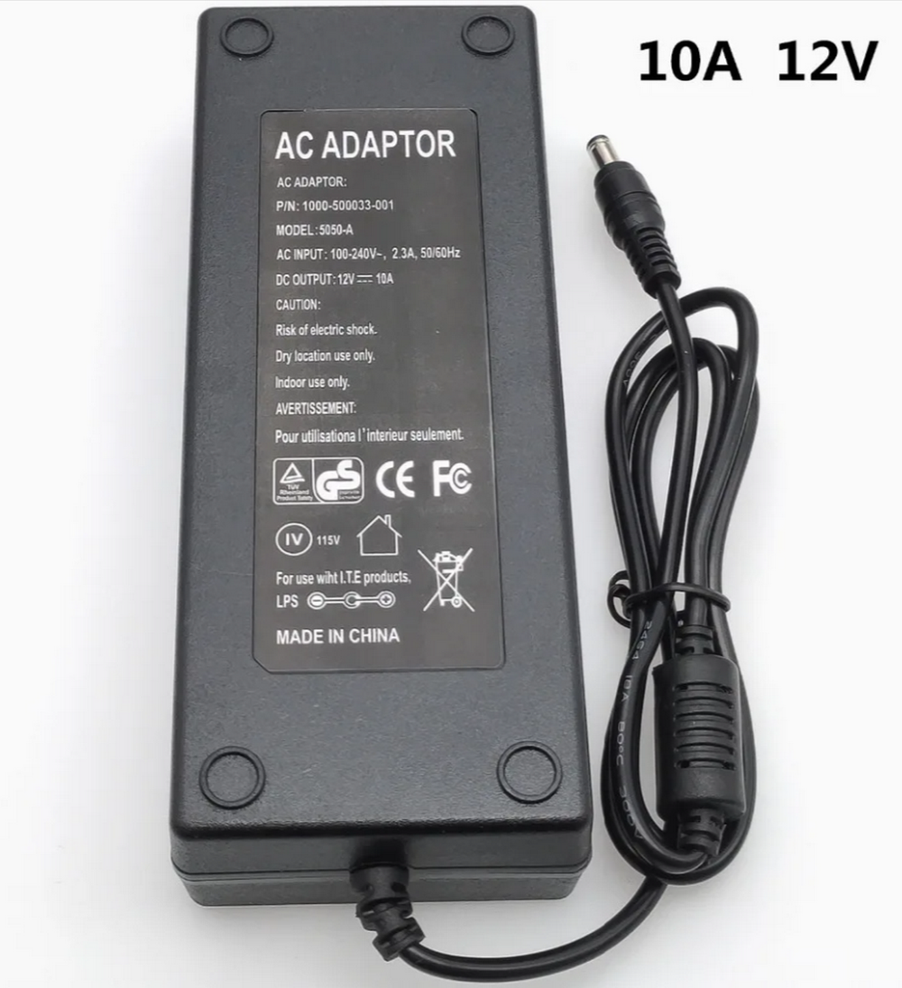 Адаптер питания LX-1210 (12v/10А) штекер 5.5мм.