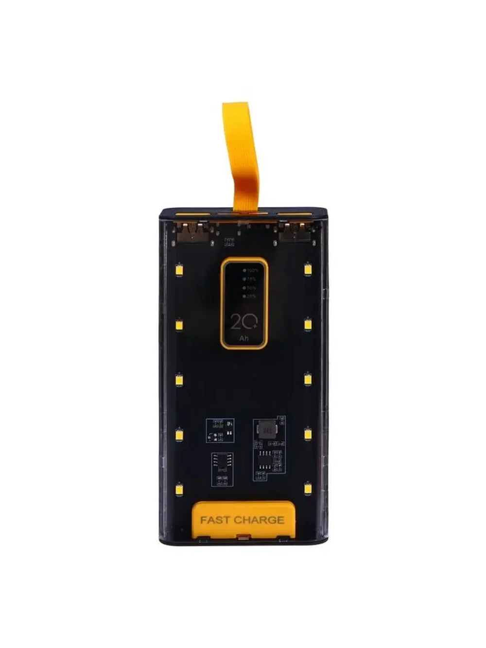 Внешний портативный аккумулятор CRR-33, 20000 мАч, 2USB, Typ