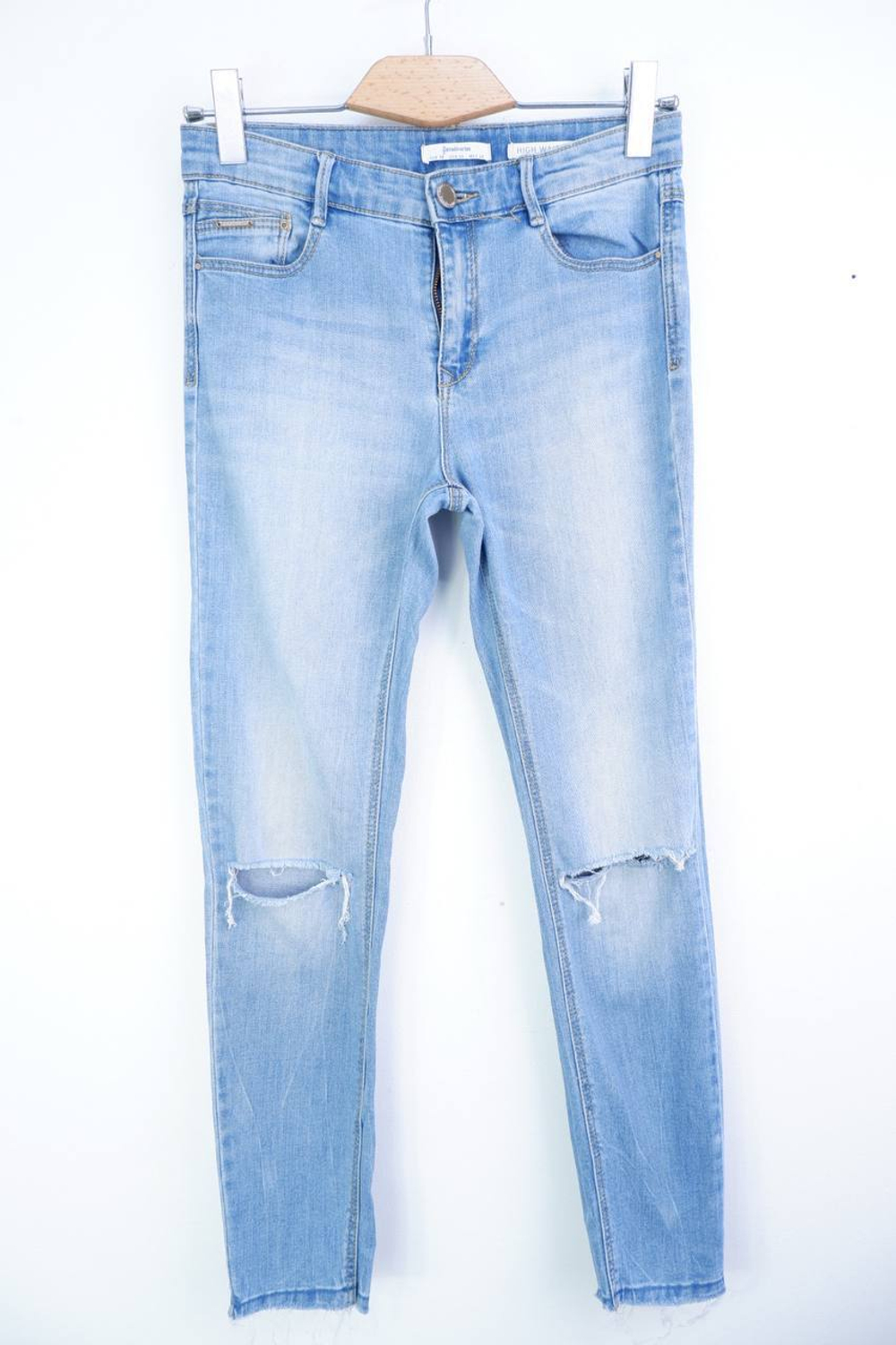 Джинсы Stradivarius с высокой посадкой 44 размер