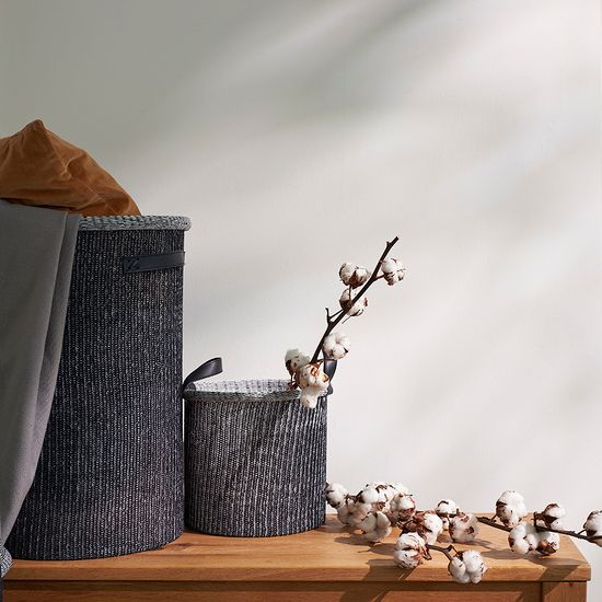 Корзина для хранения sustainable collection, D22х23 см, черная