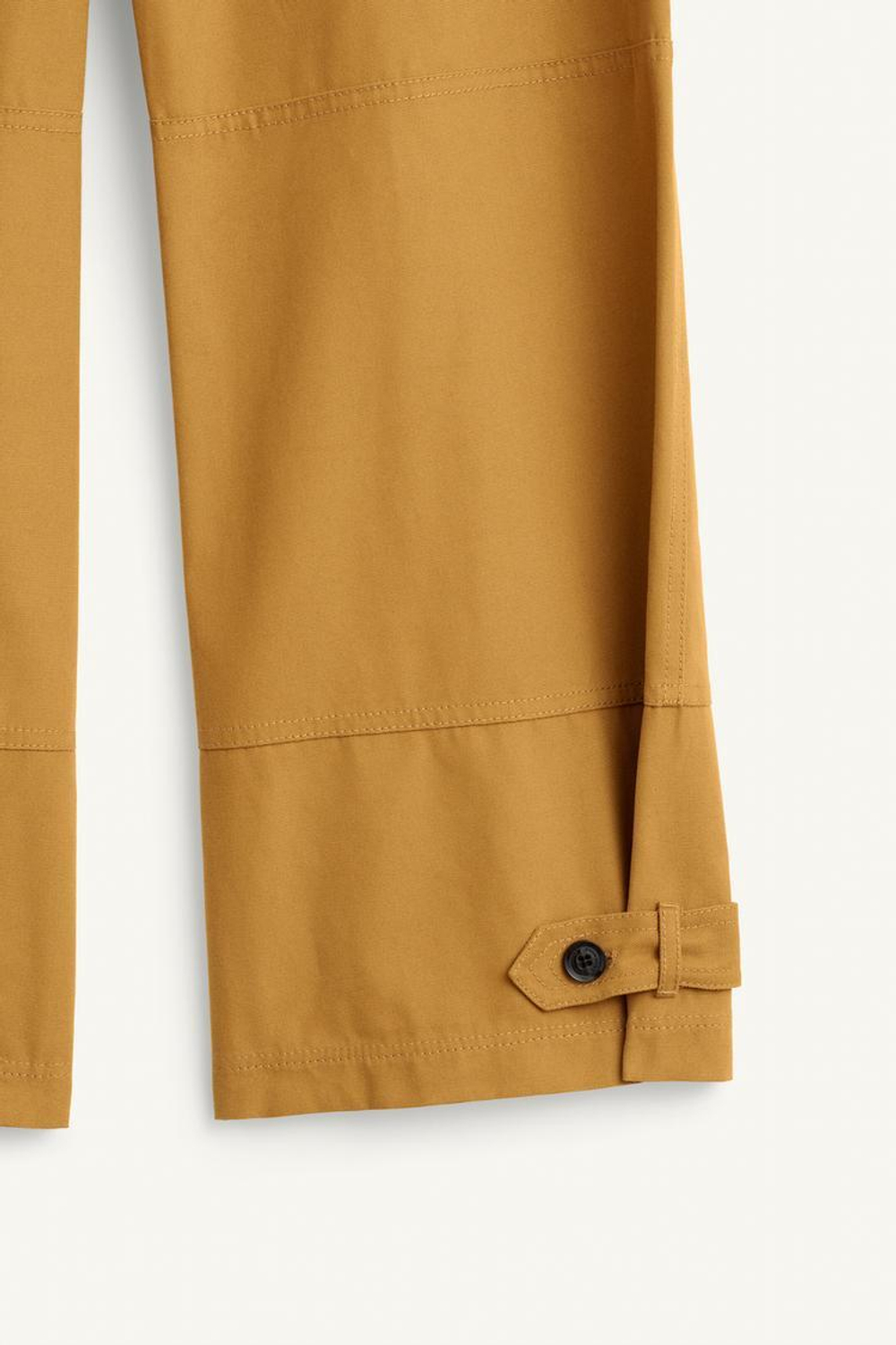 ZARA БРЮКИ ПРЯМОГО КРОЯ, ГОРЧИЧНЫЙ