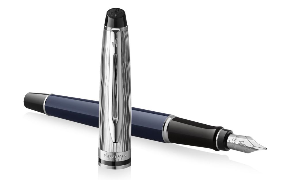 Перьевая ручка Waterman Expert SE Deluxe Blue (2166426) 3