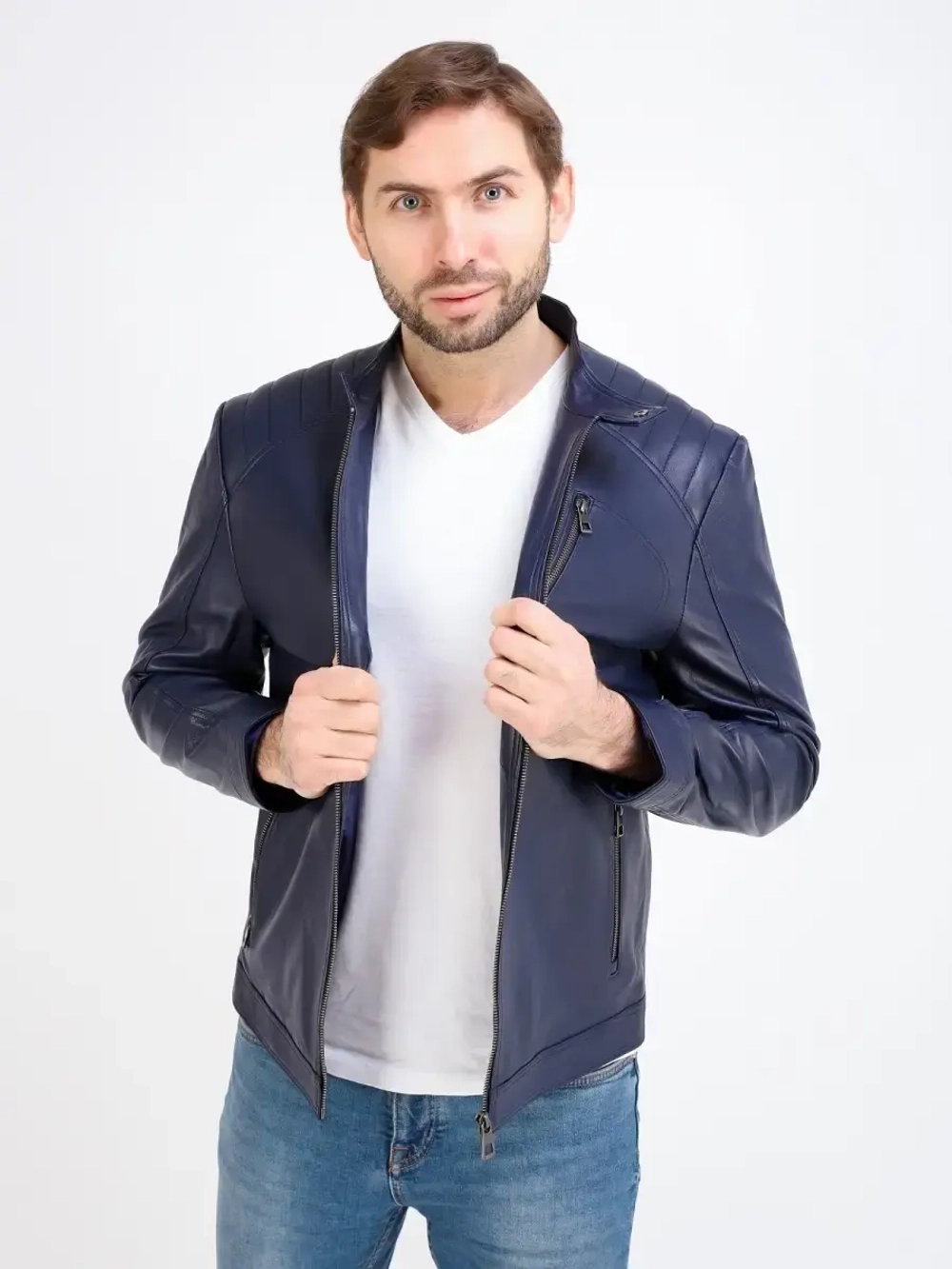 Куртка мужская  из натуральной кожи