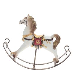 GAEM Фигурка декоративная "Лошадка-качалка", L23 W5 H17 см