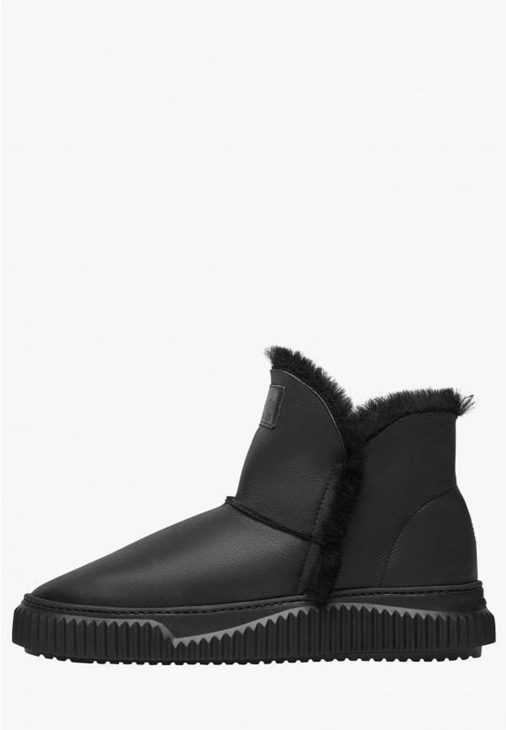 Сапоги жен. Voile Blanche LAND черный мех