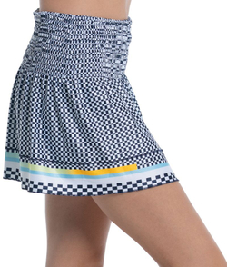 Теннисная юбка Lucky in Love Cool Urbana Long Check Me Out Smock Skirt - midnight