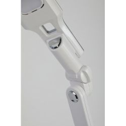 Настольный светильник ЭРА NLED-496-12W-S светодиодный на струбцине серебро