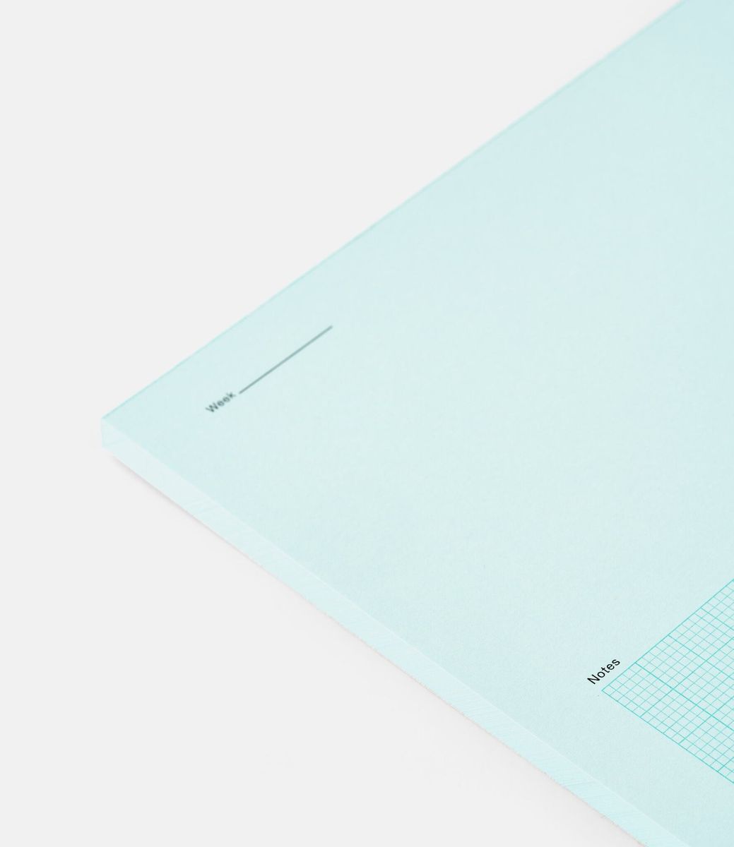 Before Breakfast Desktop Notepad Pale Blue — отрывной планер