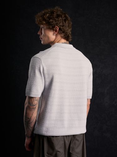 Серая трикотажная футболка-поло Laine New