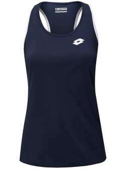 Женский топ теннисный Lotto Squadra W II Tank PL - navy blue