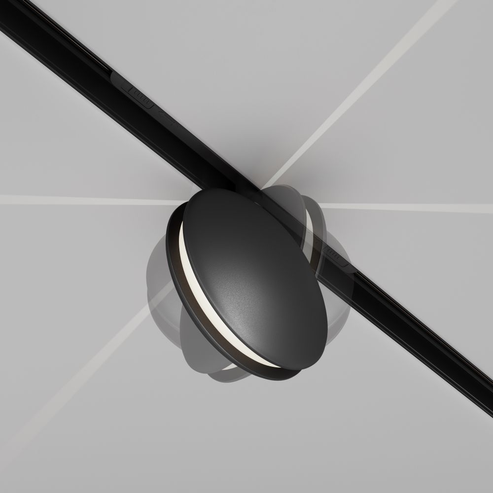 Трековый светильник Maytoni Exility Outline TR090-2-6W4K-B