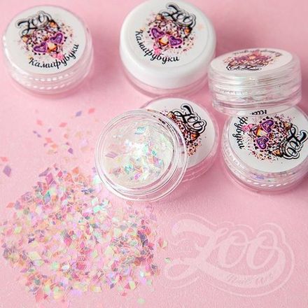 Камифубуки №1196 - Радужные прозрачные ромбики