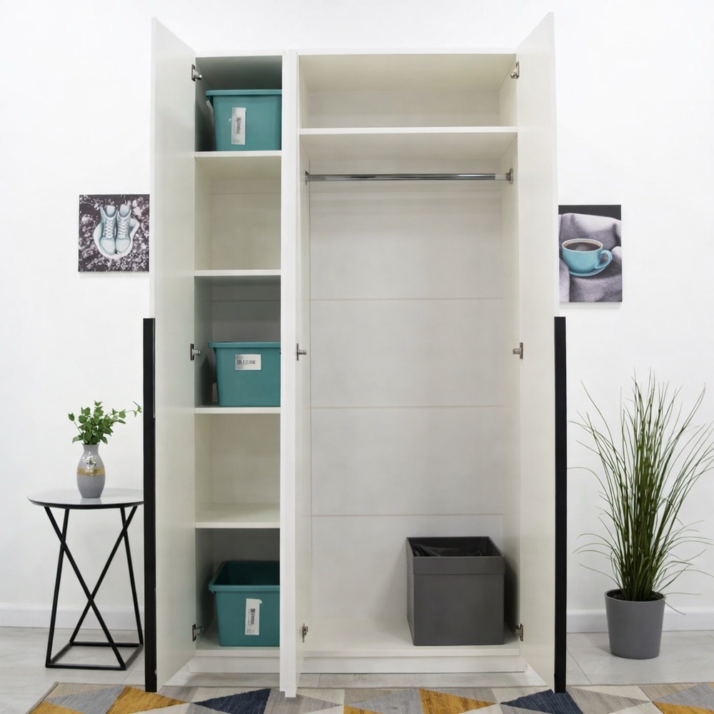 Шкаф распашной «ШК 5» Белый 120 см