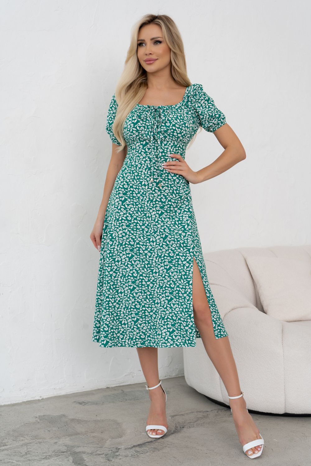 Платье Аманда (зеленый) Р11-1064 Nikol