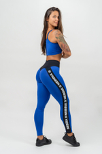 Леггинсы HIGH WAISTED SIDE STRIPE LEGGINGS ICONIC 209 Синие