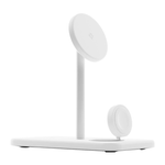 Зарядная станция MagSafe Twelve South HiRise 3 Deluxe для iPhone, Apple Watch и AirPods (Qi2) Беспроводная зарядка: Qi 15 Вт, Qi 7,5 Вт, магнитное крепление для быстрой зарядки Apple Watch (Qi 5 Вт). Проводная зарядка: нет. Сертификации MFi и Qi2. Отсутст