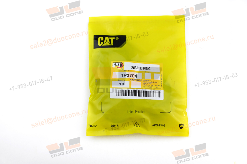Уплотнение D-ring уплотнительное Caterpillar 1P3704