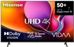 Телевизор LED Hisense 43" 43A6Q Frameless черный 4K Ultra HD 60Hz MEMC DVB-T DVB-T2 DVB-C DVB-S DVB-S2 USB WiFi Smart TV