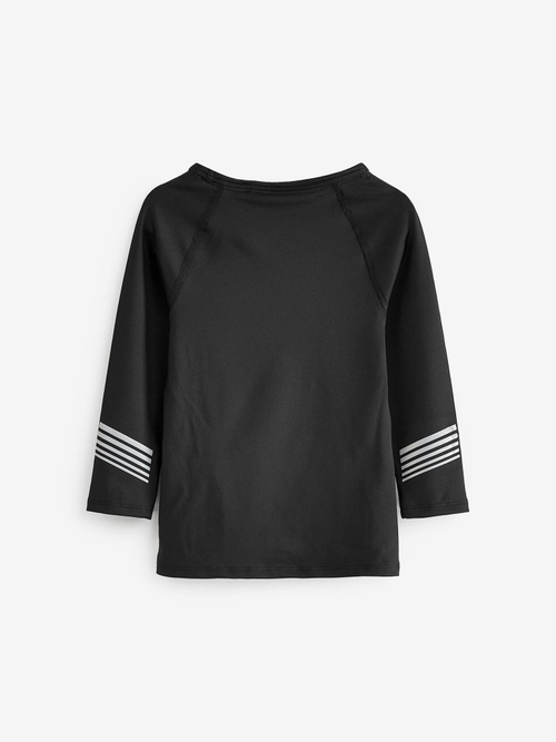 Лонгслив спортивный для мальчика Next M65-070, Черный