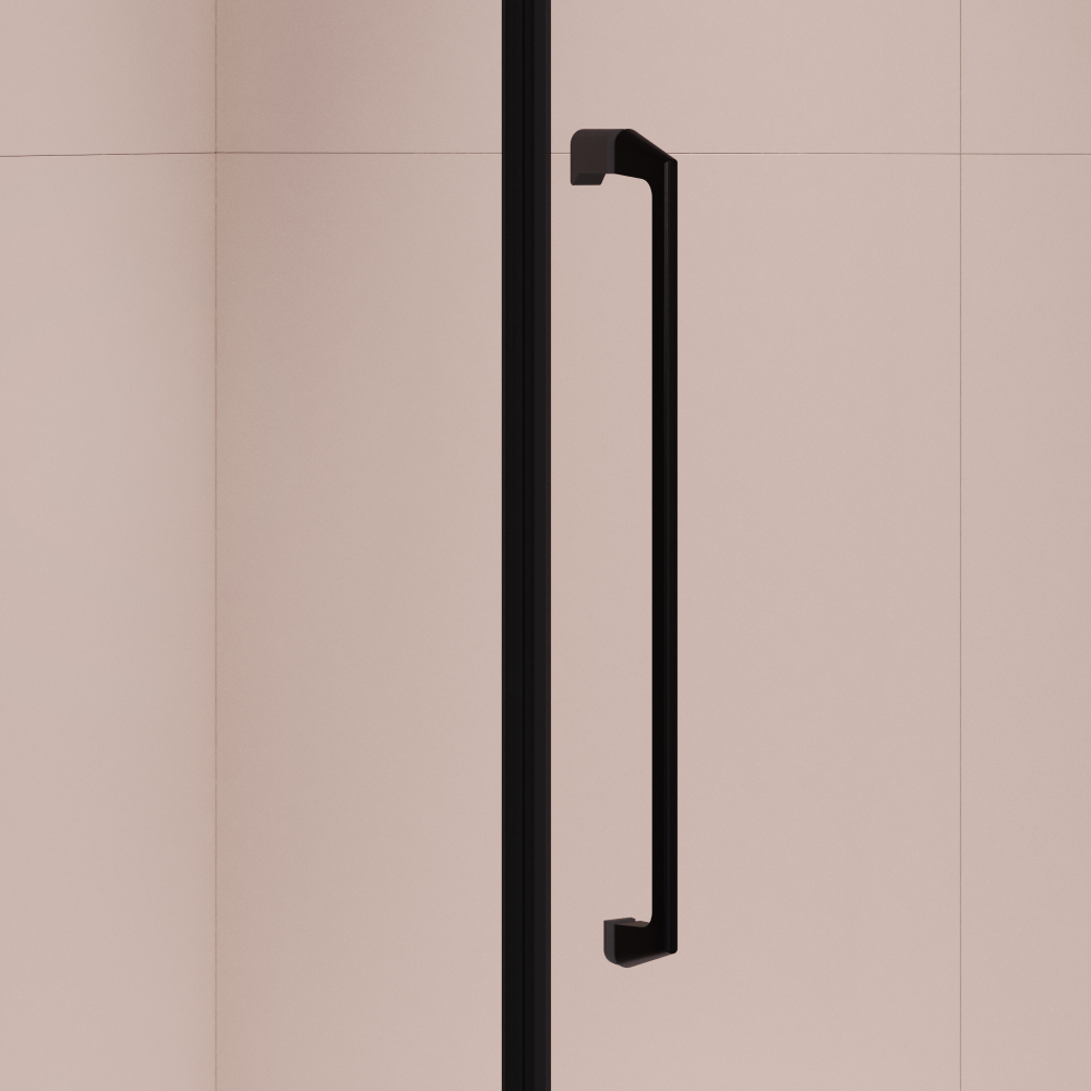 Душевой уголок стекло 6 мм, пятиугольный, форма трапеция, раздвижная дверь, RGW PA-86B (Прозрачное, 1000x1000)