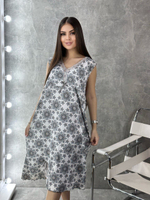 Сорочка б/р 0026/10038-3 серый